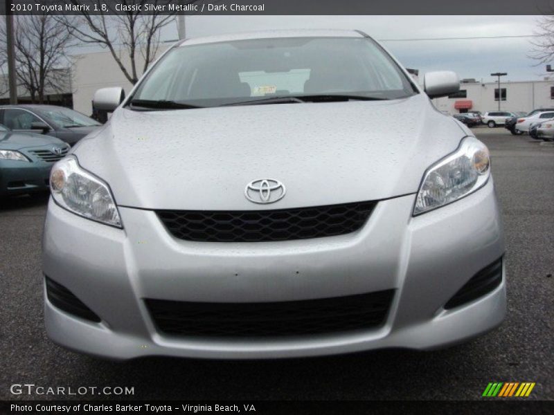 Classic Silver Metallic / Dark Charcoal 2010 Toyota Matrix 1.8