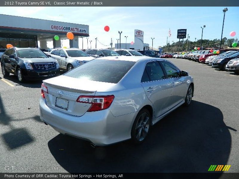Classic Silver Metallic / Black 2012 Toyota Camry SE V6