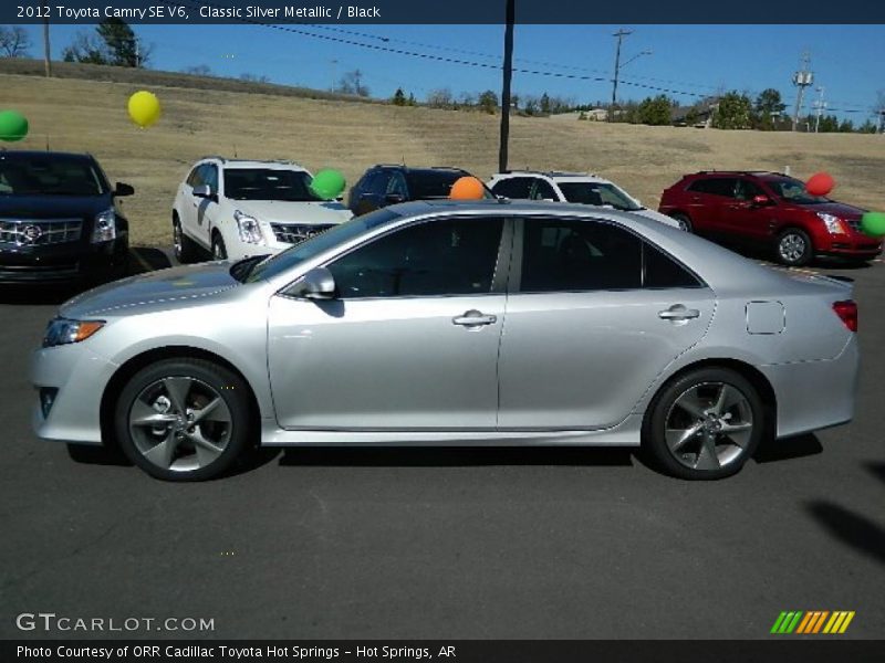 Classic Silver Metallic / Black 2012 Toyota Camry SE V6