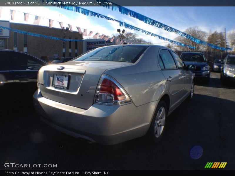 Silver Birch Metallic / Medium Light Stone 2008 Ford Fusion SE