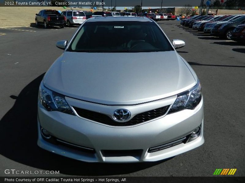 Classic Silver Metallic / Black 2012 Toyota Camry SE V6
