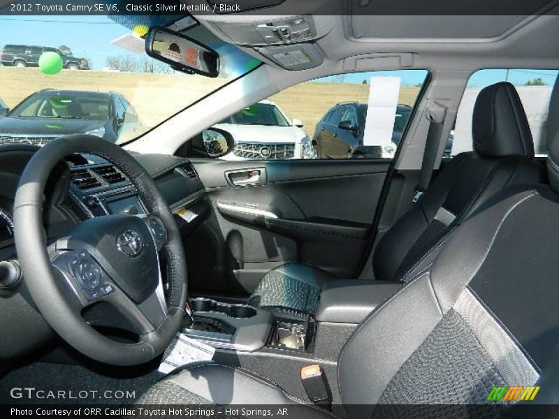 Classic Silver Metallic / Black 2012 Toyota Camry SE V6
