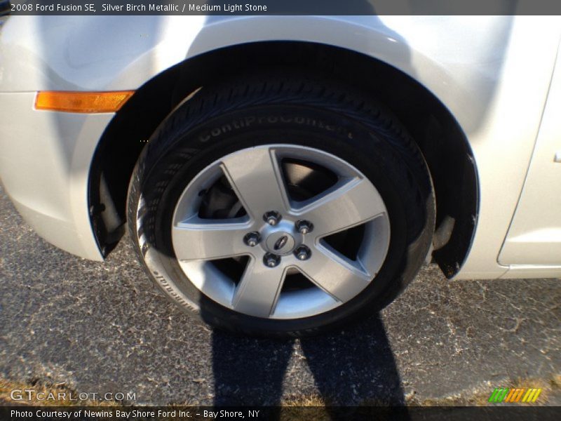 Silver Birch Metallic / Medium Light Stone 2008 Ford Fusion SE