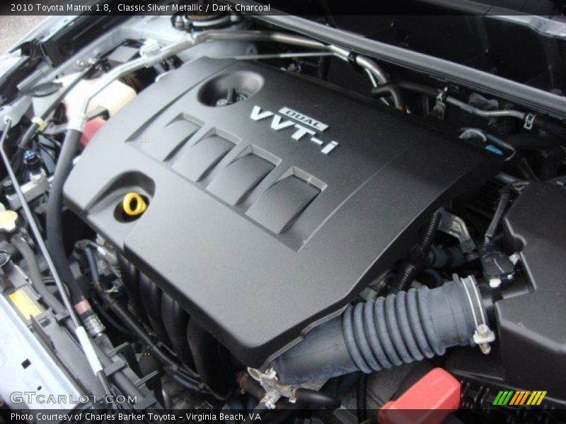 Classic Silver Metallic / Dark Charcoal 2010 Toyota Matrix 1.8