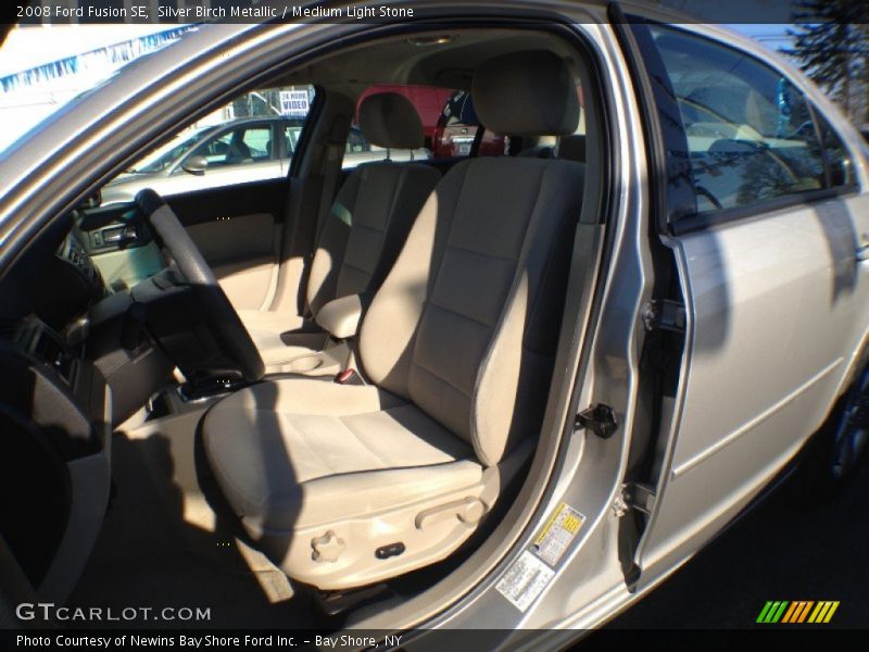 Silver Birch Metallic / Medium Light Stone 2008 Ford Fusion SE