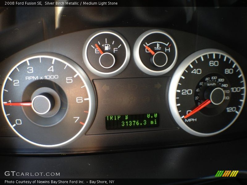 Silver Birch Metallic / Medium Light Stone 2008 Ford Fusion SE