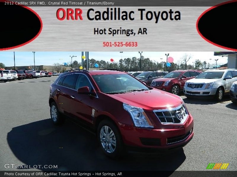 Crystal Red Tintcoat / Titanium/Ebony 2012 Cadillac SRX FWD