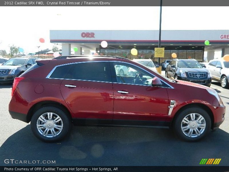 Crystal Red Tintcoat / Titanium/Ebony 2012 Cadillac SRX FWD