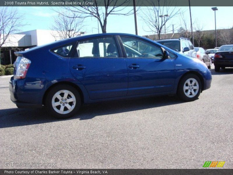 Spectra Blue Mica / Gray 2008 Toyota Prius Hybrid