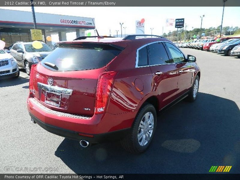 Crystal Red Tintcoat / Titanium/Ebony 2012 Cadillac SRX FWD
