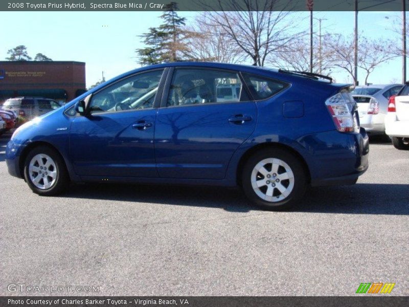 Spectra Blue Mica / Gray 2008 Toyota Prius Hybrid