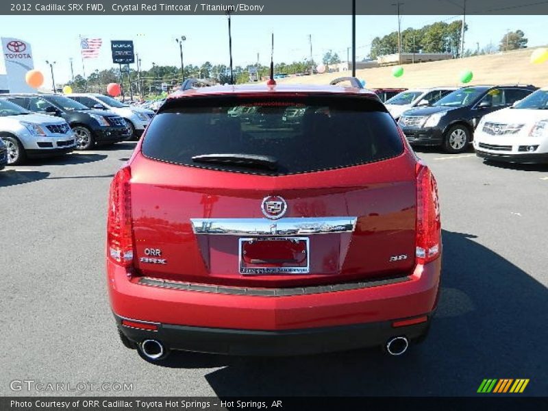 Crystal Red Tintcoat / Titanium/Ebony 2012 Cadillac SRX FWD