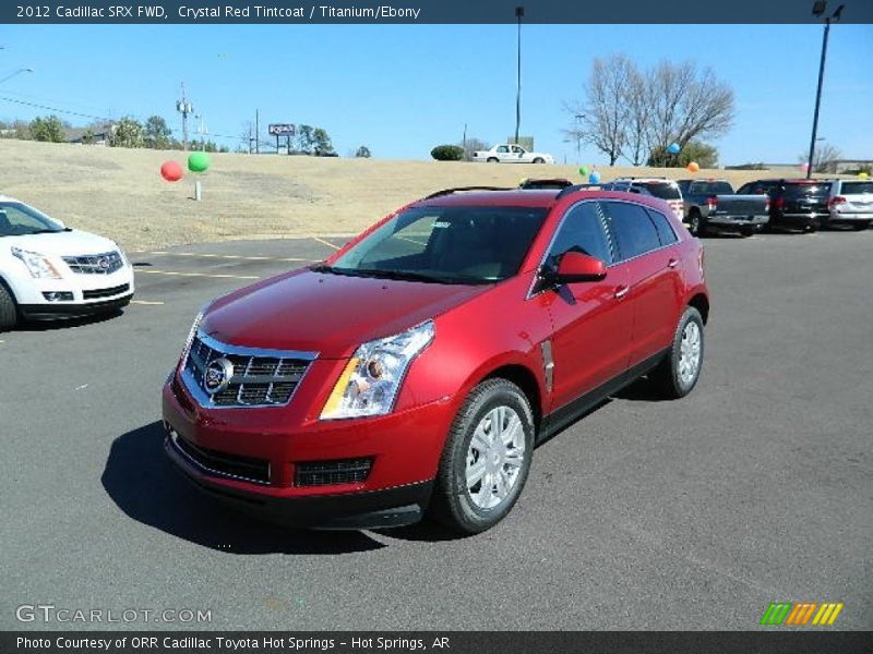 Crystal Red Tintcoat / Titanium/Ebony 2012 Cadillac SRX FWD