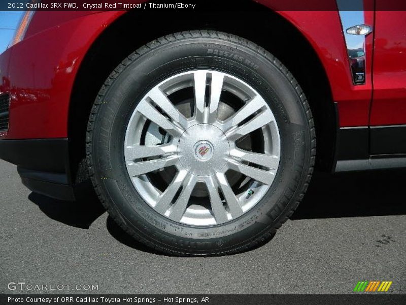 Crystal Red Tintcoat / Titanium/Ebony 2012 Cadillac SRX FWD
