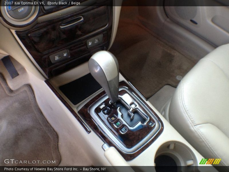 Ebony Black / Beige 2007 Kia Optima EX V6