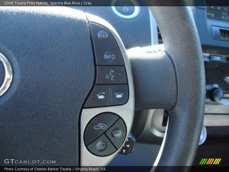 Spectra Blue Mica / Gray 2008 Toyota Prius Hybrid