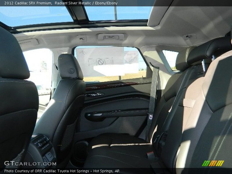 Radiant Silver Metallic / Ebony/Ebony 2012 Cadillac SRX Premium