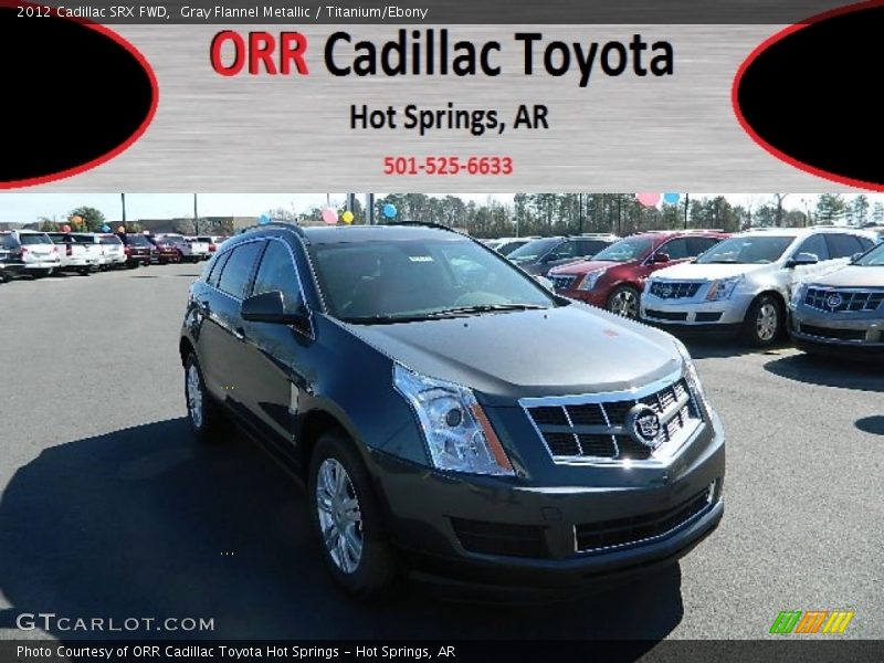Gray Flannel Metallic / Titanium/Ebony 2012 Cadillac SRX FWD