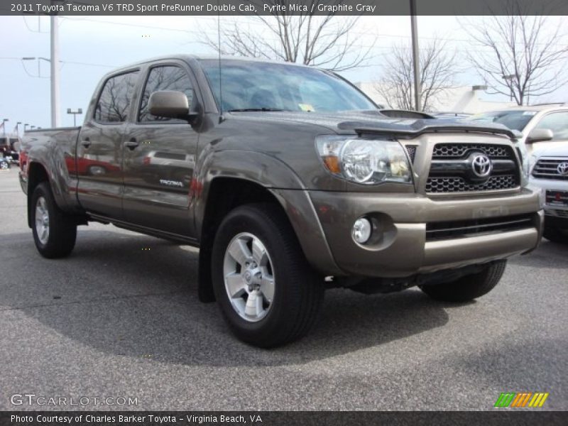 Pyrite Mica / Graphite Gray 2011 Toyota Tacoma V6 TRD Sport PreRunner Double Cab