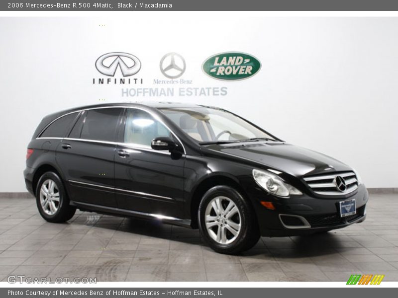 Black / Macadamia 2006 Mercedes-Benz R 500 4Matic