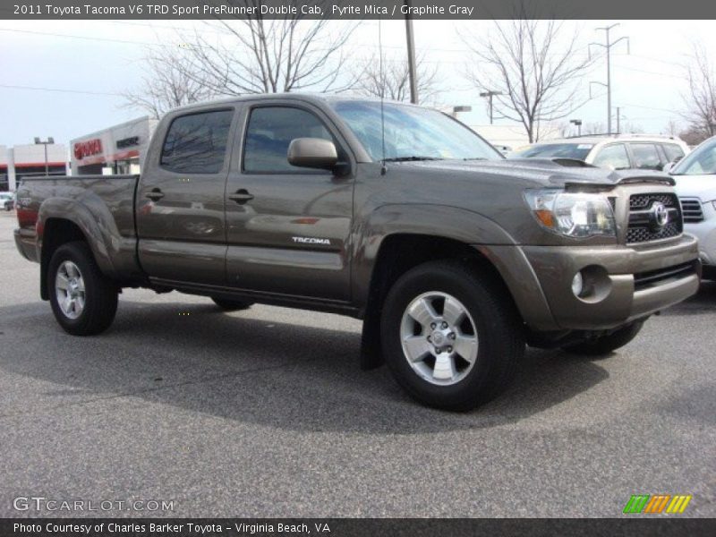 Pyrite Mica / Graphite Gray 2011 Toyota Tacoma V6 TRD Sport PreRunner Double Cab