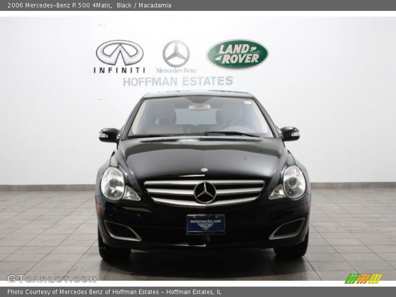 Black / Macadamia 2006 Mercedes-Benz R 500 4Matic