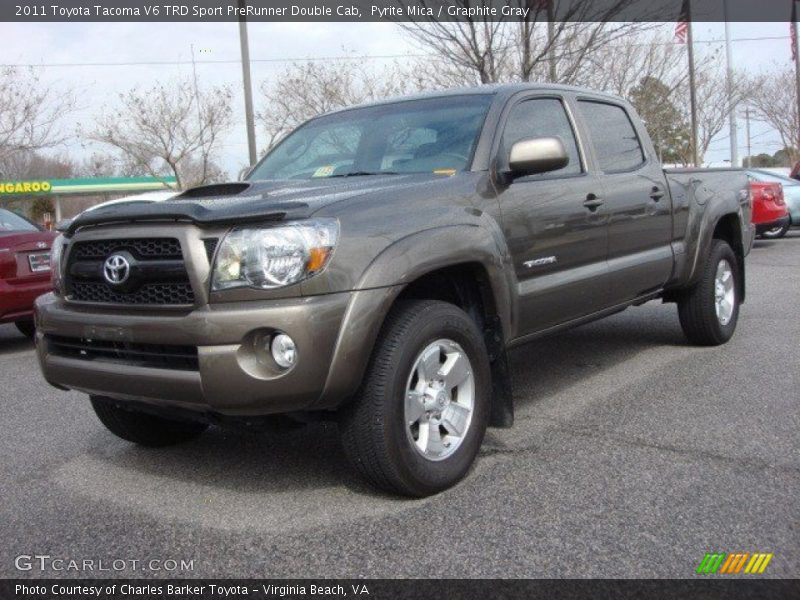 Pyrite Mica / Graphite Gray 2011 Toyota Tacoma V6 TRD Sport PreRunner Double Cab