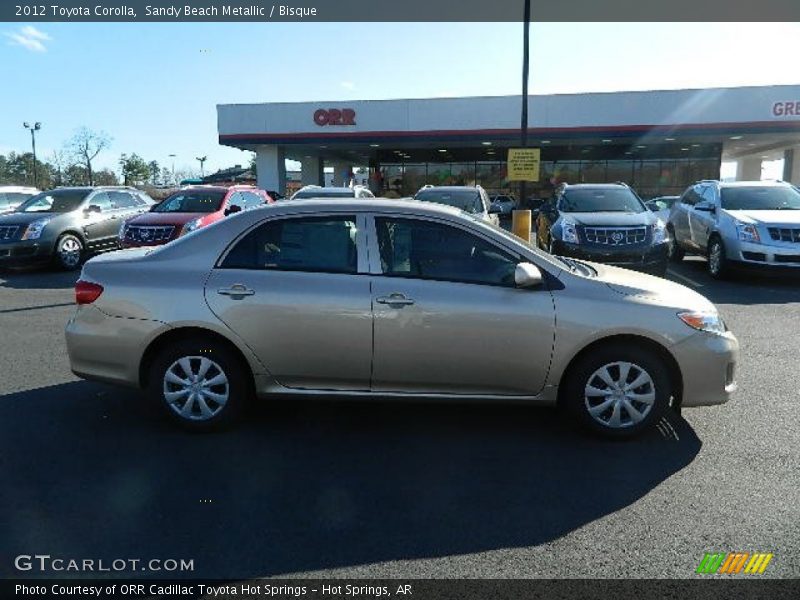 Sandy Beach Metallic / Bisque 2012 Toyota Corolla