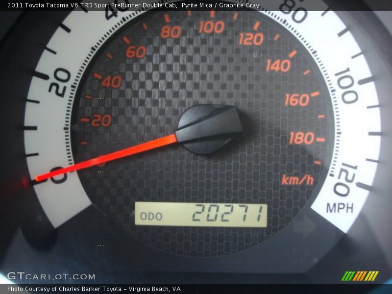Pyrite Mica / Graphite Gray 2011 Toyota Tacoma V6 TRD Sport PreRunner Double Cab