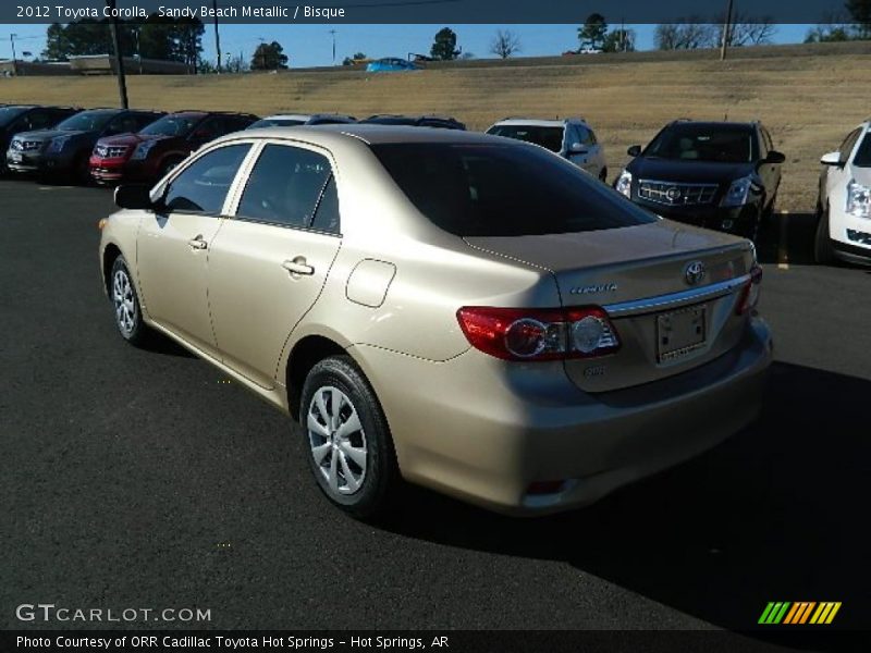 Sandy Beach Metallic / Bisque 2012 Toyota Corolla