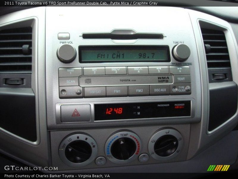 Pyrite Mica / Graphite Gray 2011 Toyota Tacoma V6 TRD Sport PreRunner Double Cab