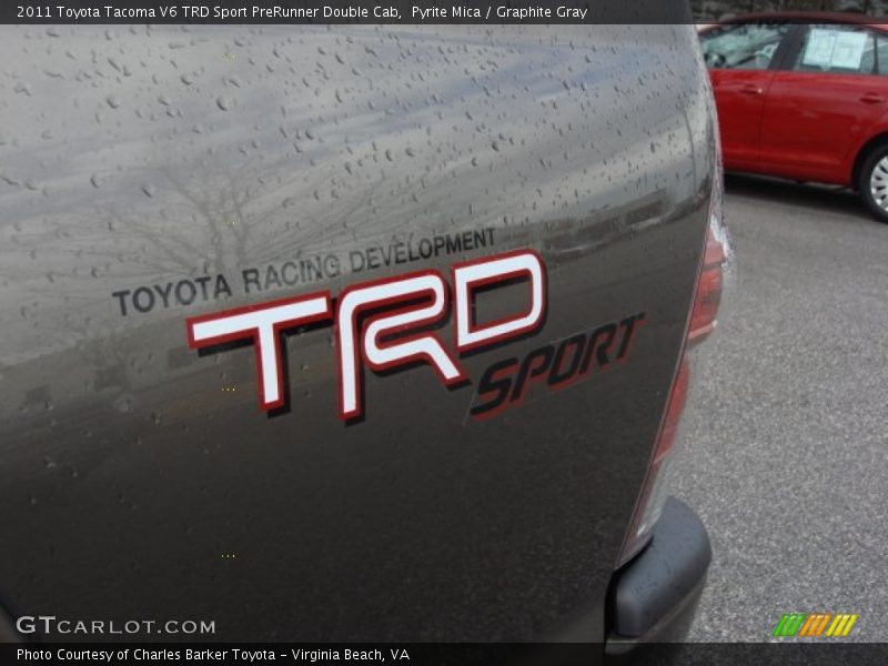 Pyrite Mica / Graphite Gray 2011 Toyota Tacoma V6 TRD Sport PreRunner Double Cab