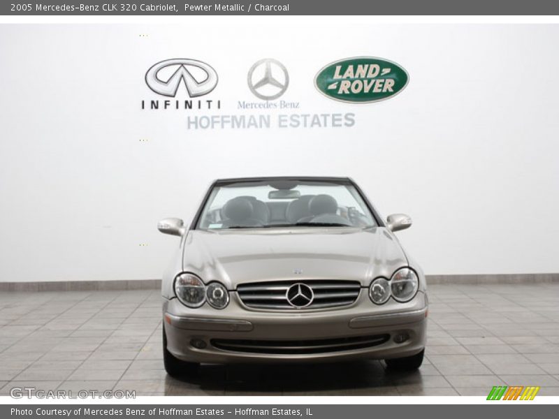 Pewter Metallic / Charcoal 2005 Mercedes-Benz CLK 320 Cabriolet