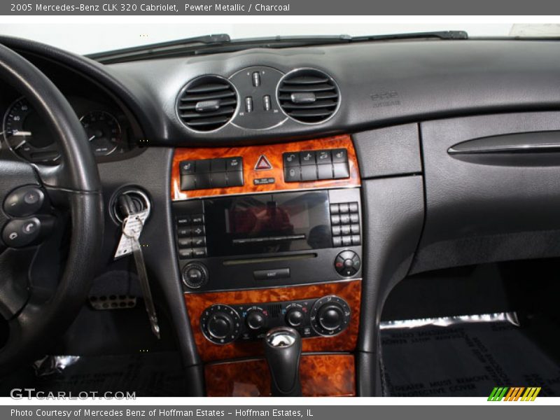 Pewter Metallic / Charcoal 2005 Mercedes-Benz CLK 320 Cabriolet