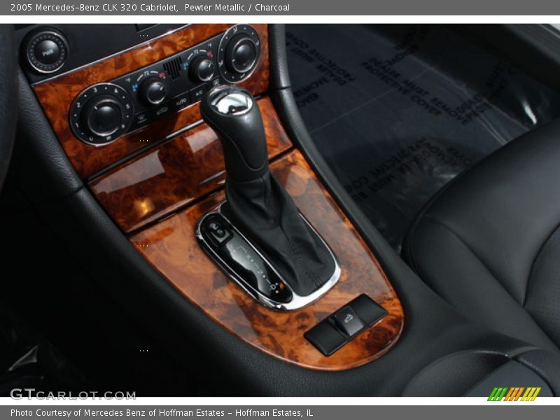Pewter Metallic / Charcoal 2005 Mercedes-Benz CLK 320 Cabriolet