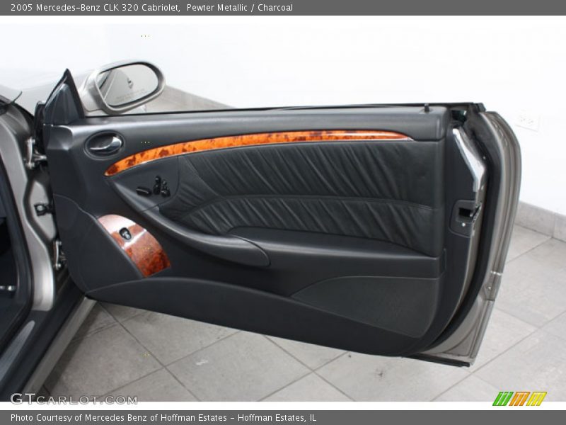 Pewter Metallic / Charcoal 2005 Mercedes-Benz CLK 320 Cabriolet