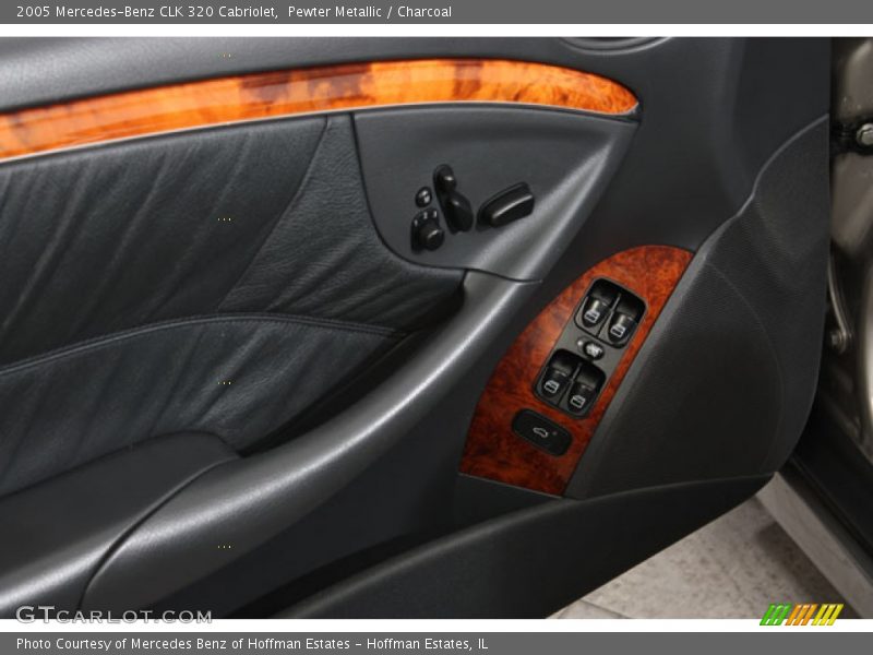 Pewter Metallic / Charcoal 2005 Mercedes-Benz CLK 320 Cabriolet