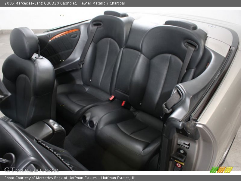 Pewter Metallic / Charcoal 2005 Mercedes-Benz CLK 320 Cabriolet