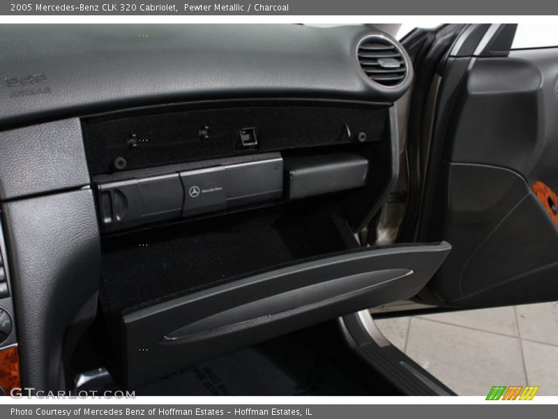 Pewter Metallic / Charcoal 2005 Mercedes-Benz CLK 320 Cabriolet