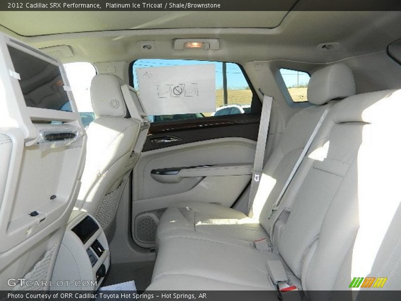 Platinum Ice Tricoat / Shale/Brownstone 2012 Cadillac SRX Performance