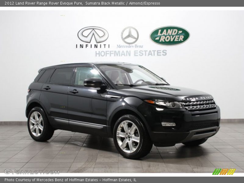 Sumatra Black Metallic / Almond/Espresso 2012 Land Rover Range Rover Evoque Pure
