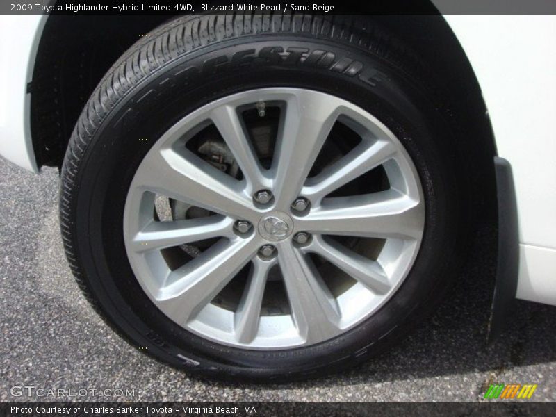  2009 Highlander Hybrid Limited 4WD Wheel