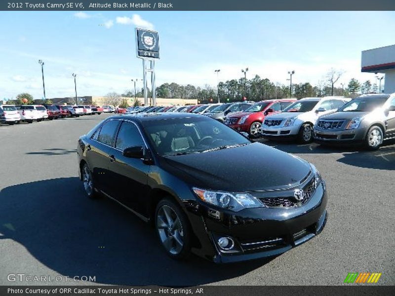 Attitude Black Metallic / Black 2012 Toyota Camry SE V6