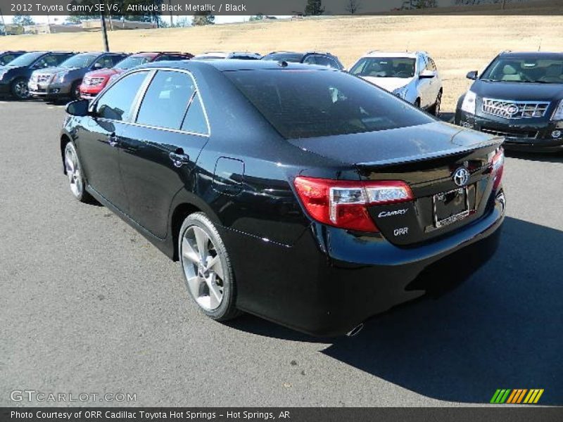 Attitude Black Metallic / Black 2012 Toyota Camry SE V6
