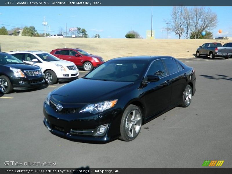 Attitude Black Metallic / Black 2012 Toyota Camry SE V6