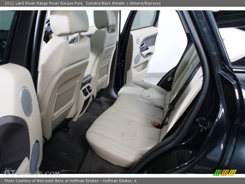 Sumatra Black Metallic / Almond/Espresso 2012 Land Rover Range Rover Evoque Pure