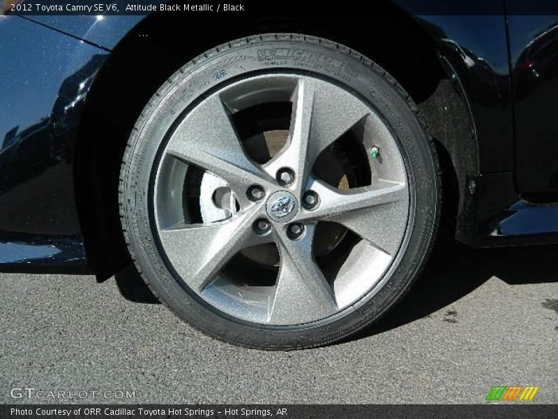 Attitude Black Metallic / Black 2012 Toyota Camry SE V6
