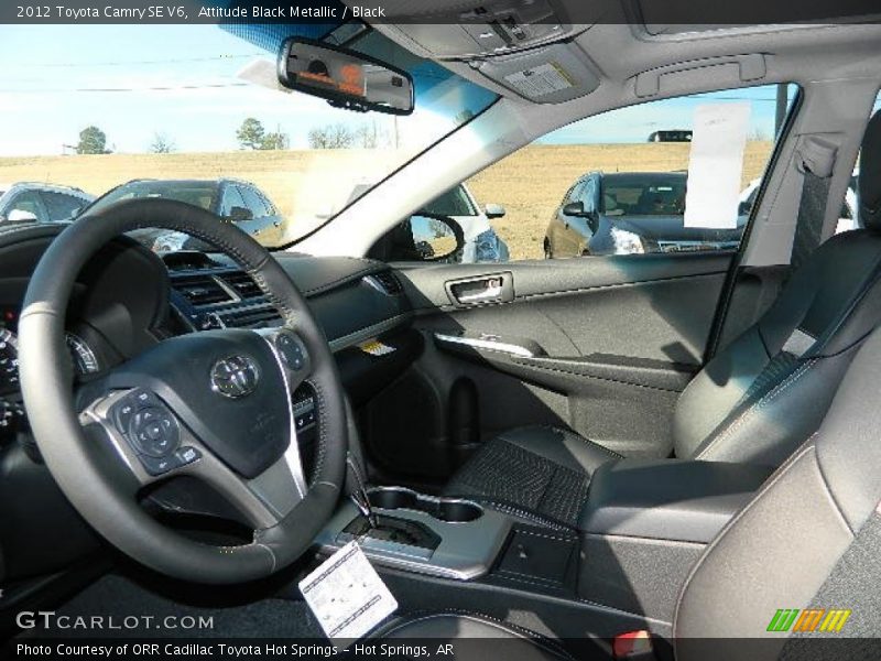 Attitude Black Metallic / Black 2012 Toyota Camry SE V6