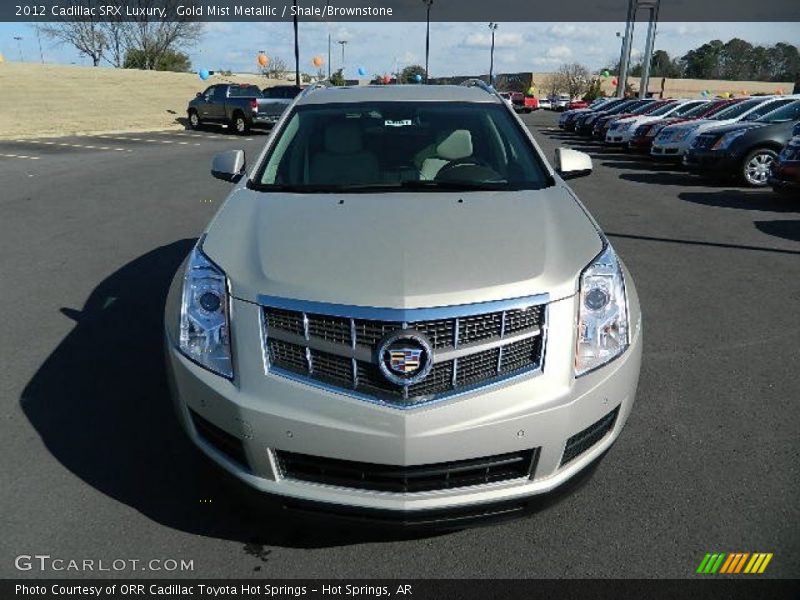 Gold Mist Metallic / Shale/Brownstone 2012 Cadillac SRX Luxury