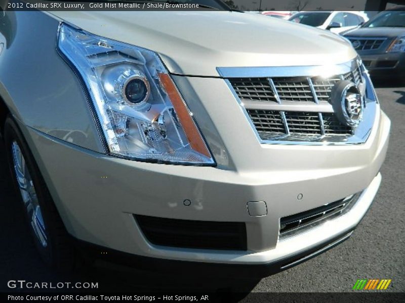 Gold Mist Metallic / Shale/Brownstone 2012 Cadillac SRX Luxury